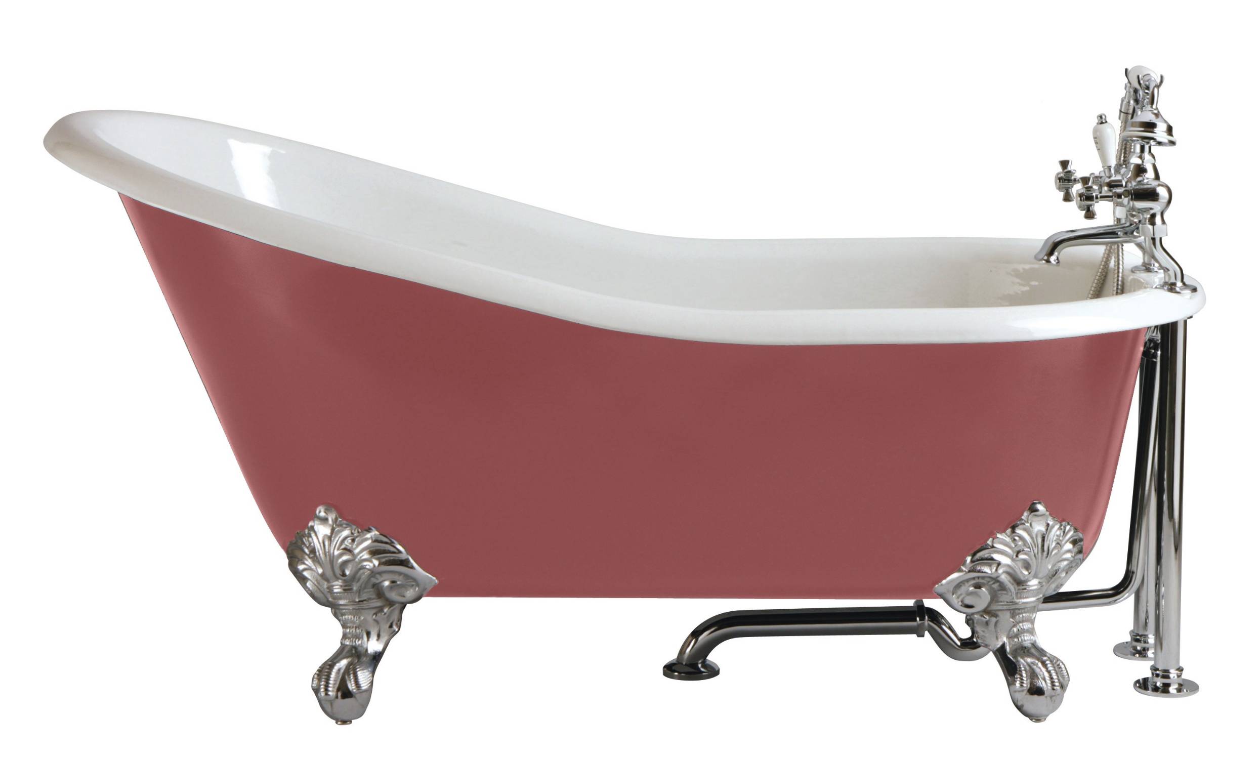 BRT27 - Freestanding Cast Iron Slipper Bath