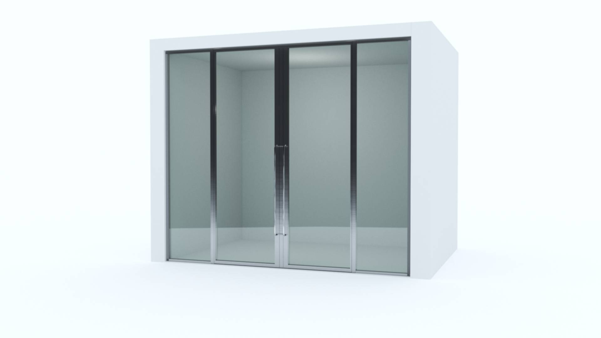 Double Glazed Edge Affinity Rebated Double Door 