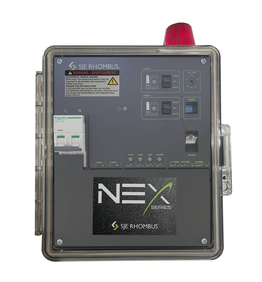 NEX Series CE12 Duplex Dual Pump Control Panel