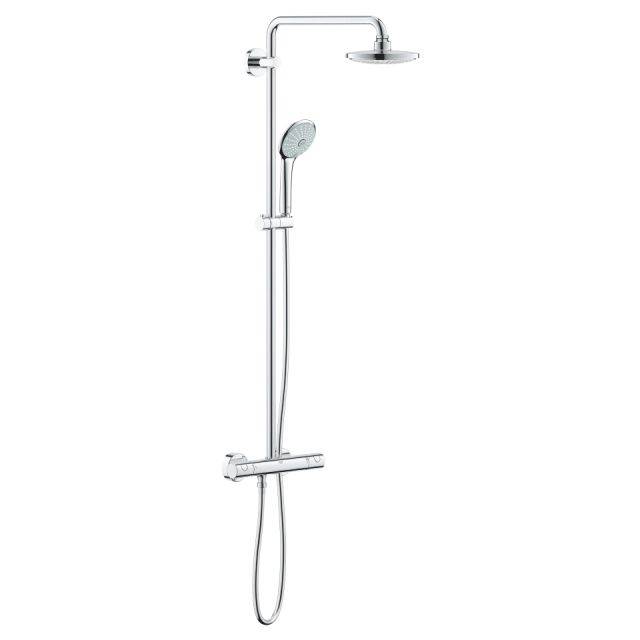 Euphoria System 180 Shower System With Thermostat - Shower Fittings Package