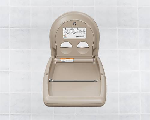 Vertical Surface-Mounted Baby Changing Station KB301