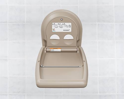 Vertical Surface-Mounted Baby Changing Station KB301