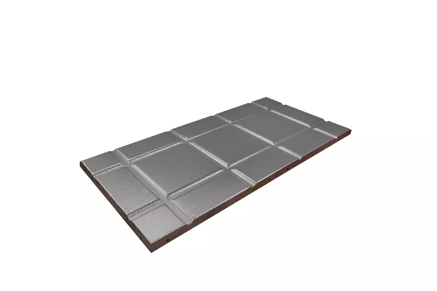 REGUPOL Rubber Interlocking Tile | Walkway Aluminium 43mm