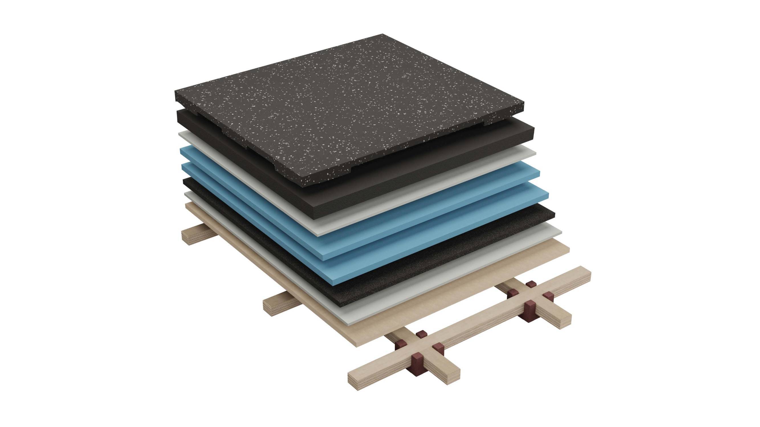 Acoustic Gym Floor System - Acoustic Gym Floor System