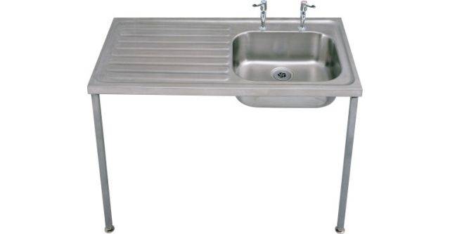 Single Bowl/ Single Drainer Medical Sink