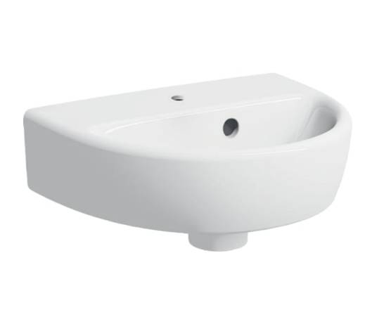 Geberit Selnova handrinse basin with asymmetrical overflow - Hand Rinse Basin