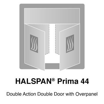 HALSPAN® Prima 44 mm Internal Fire Rated Door Blank - Double Acting Double Doors