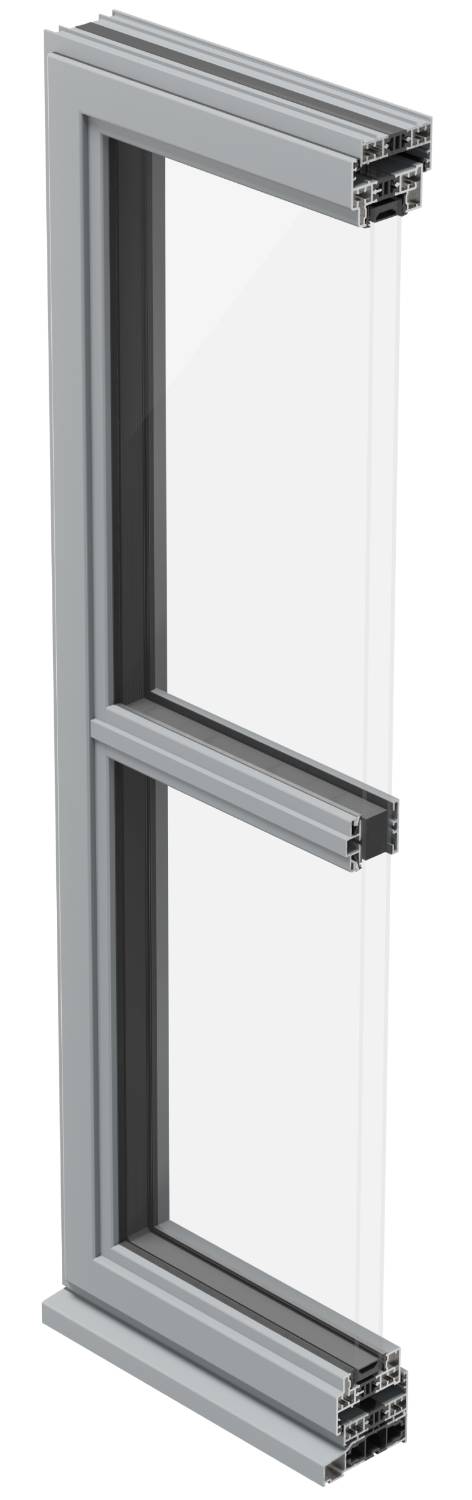 Classic Beadless French Window - Aluminium Window