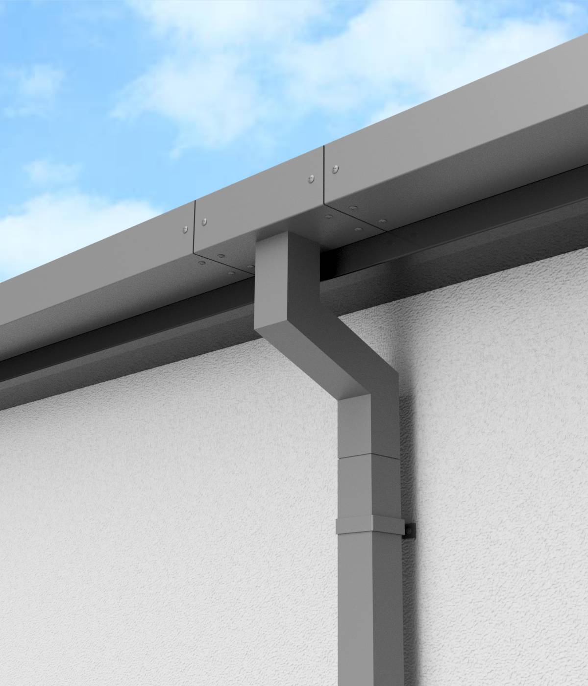 Slimline Flush Joint Rainwater Pipes - Square/ Rectangular/Round