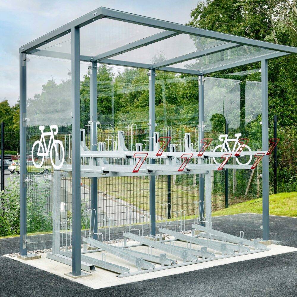 Lincoln Two Tier Cycle Shelter  - Cycle Shelter