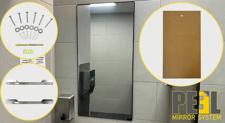 Anti-Graffiti Peel Mirror System