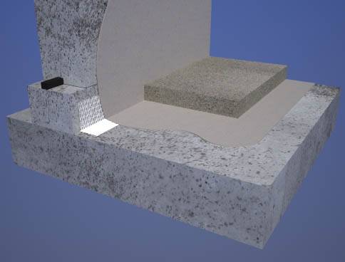 Waterproof Tanking Membrane for the protection of below ground structures with Newton HydroCoat 107 Elastic 2K - Cementitious Waterproofing Membrane