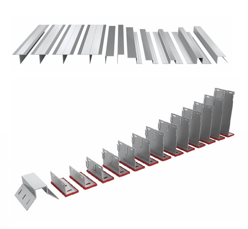 Cladmate Helping Hand Brackets & Rails - Cladding Support Systems ...