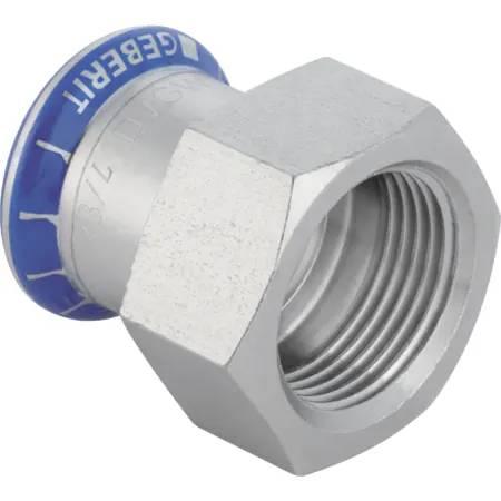 Geberit Mapress Stainless Steel Adaptor With Female Thread