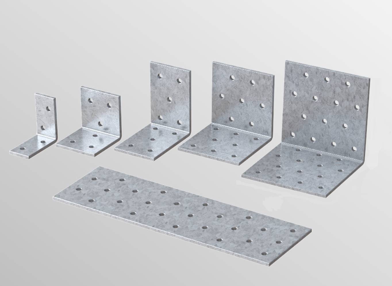 AP - Angle Plate - Galvanized Steel Brackets