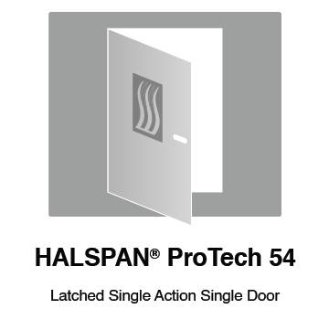 HALSPAN® ProTech 54 mm Interior Grade Door Blanks - Latched Single Acting Single Doors