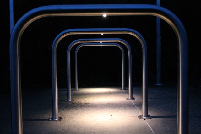 Illuminated Sheffield Cycle Stand