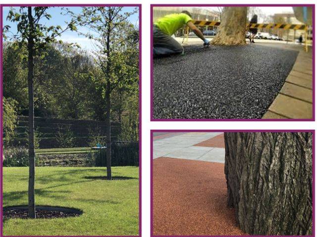 LimeTreePit Rubber & Mulch System