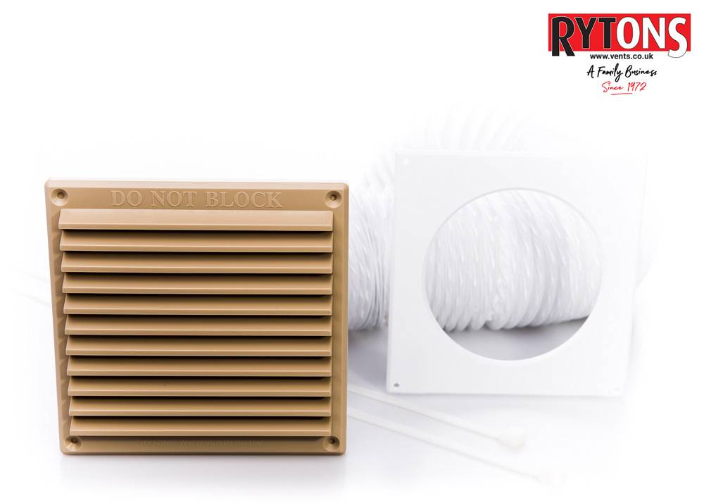 VKIT - Rytons Venting Kit with 6 x 6 Louvre Grille Range