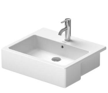 Vero Semi-Recessed Basin - 550 mm 