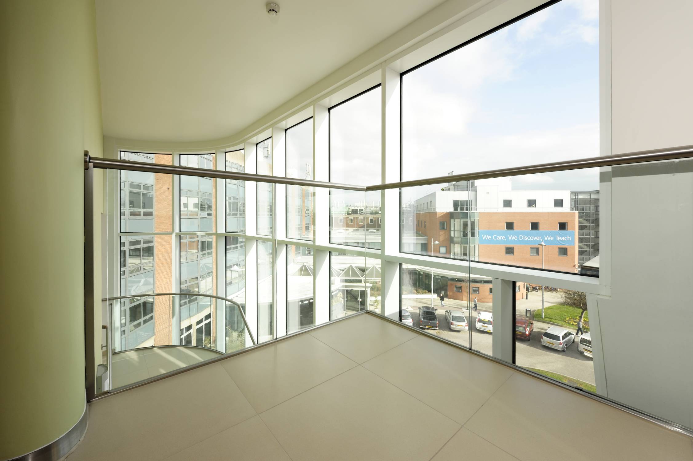 Frameless Glass Balustrade System with Y Profile Channel Side Fix - Vista V510Y