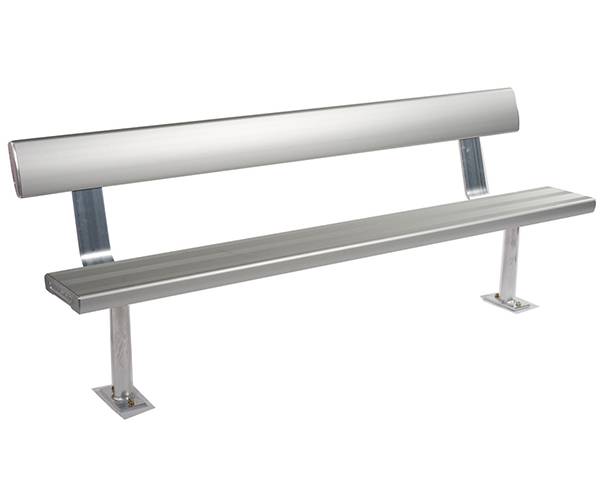 Above Ground Bench Seat with Backrest 