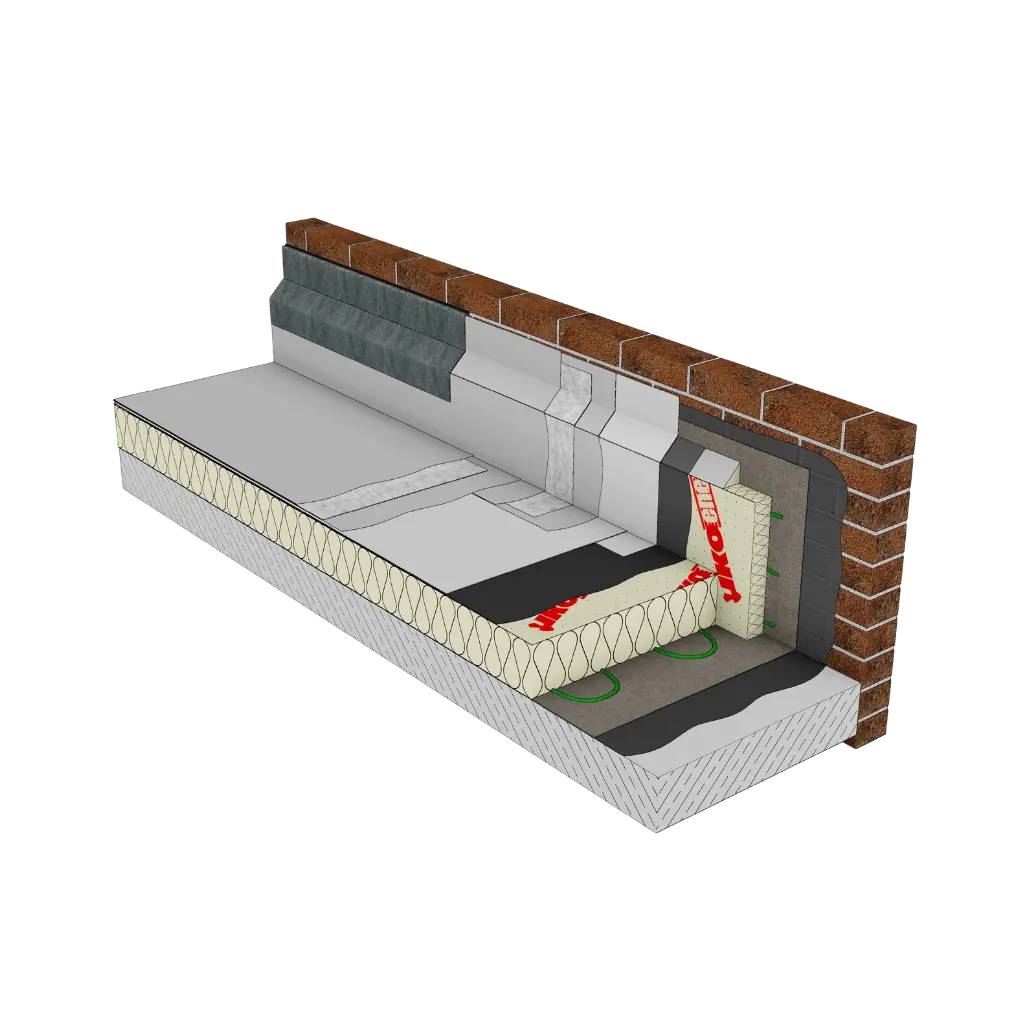 Single Component Cold Applied Liquid System for Inverted Roofs - IKO hybritech 1K PU - Waterproofing system