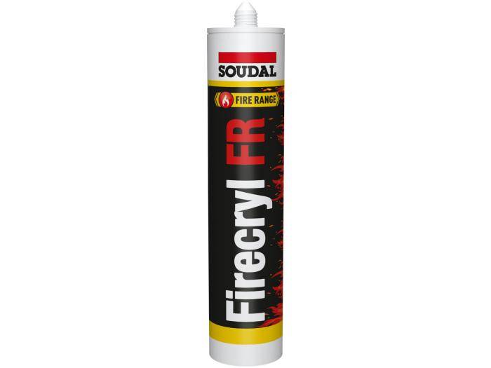 Firecryl FR Intumescent Acrylic Fire Door Sealant - Fire-Resistant, Smoke-Tight Sealant