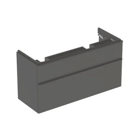 Geberit Smyle Square Cabinet For Double Washbasin, With Two Drawers - Cabinet