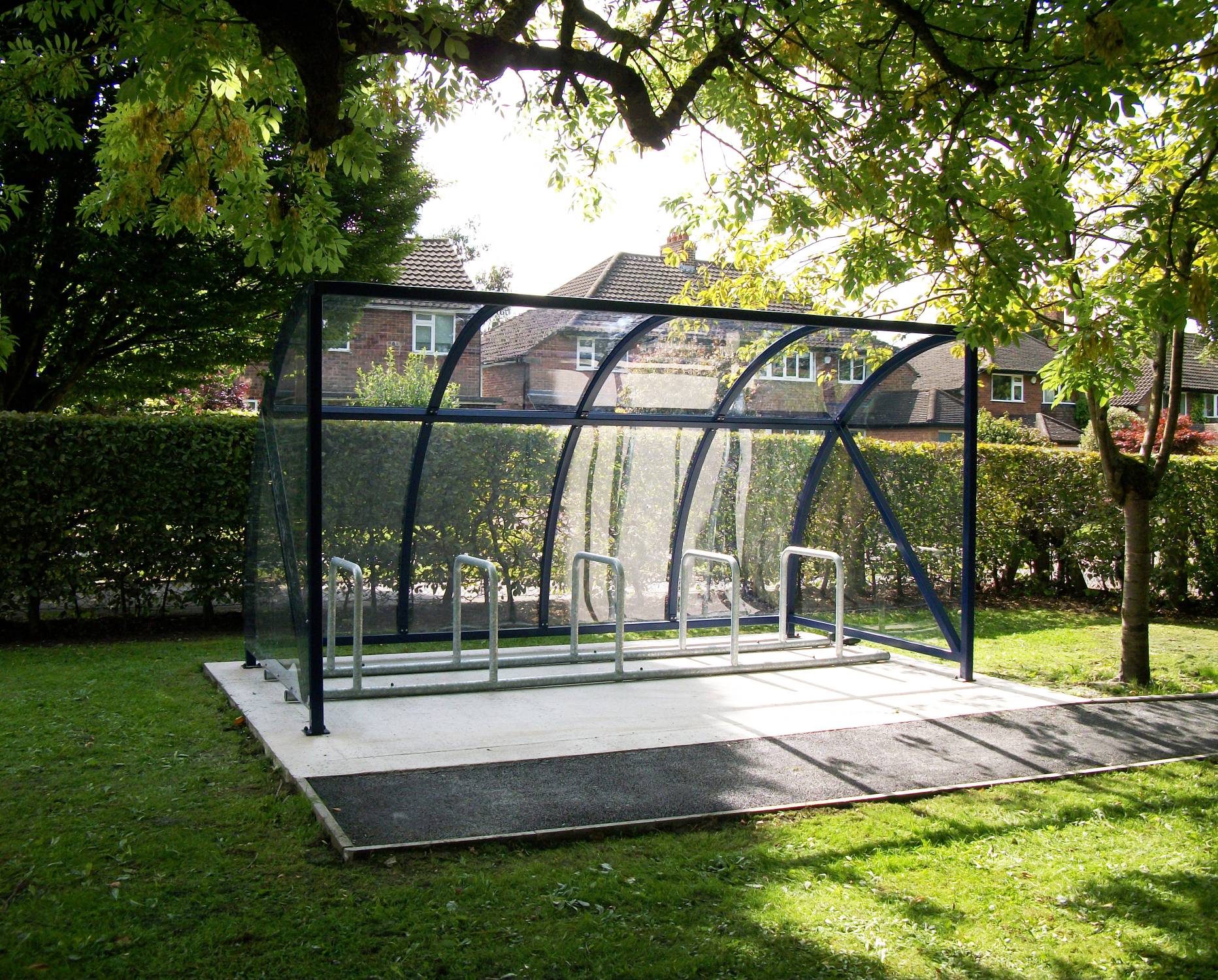 FalcoQuarter Cycle Shelter - Traditional UK Cycle Shelter- Open Front