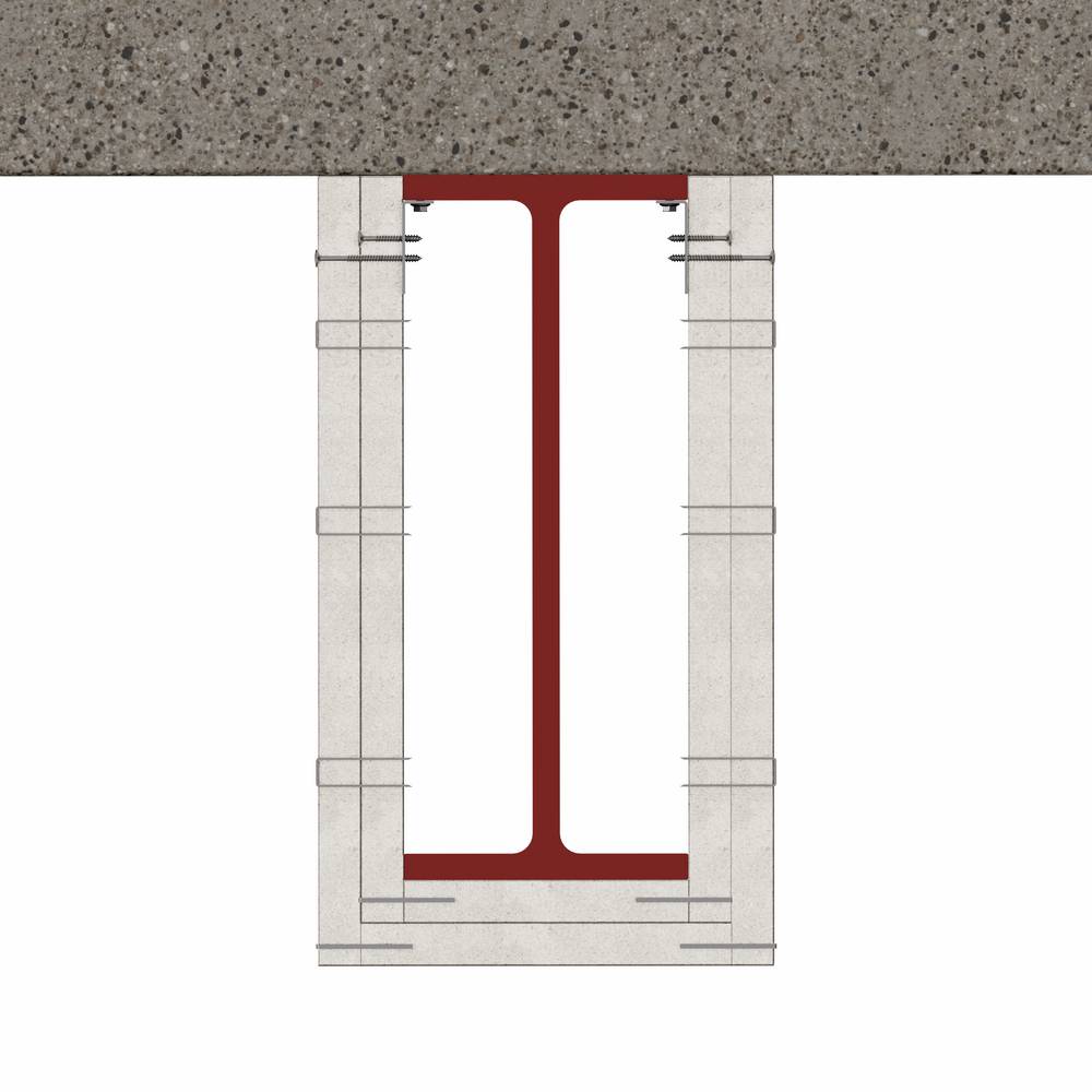PROMATECT®-250 3 Sided Beam Encasement ST P250-015S-20 - Structural Steel Encasement