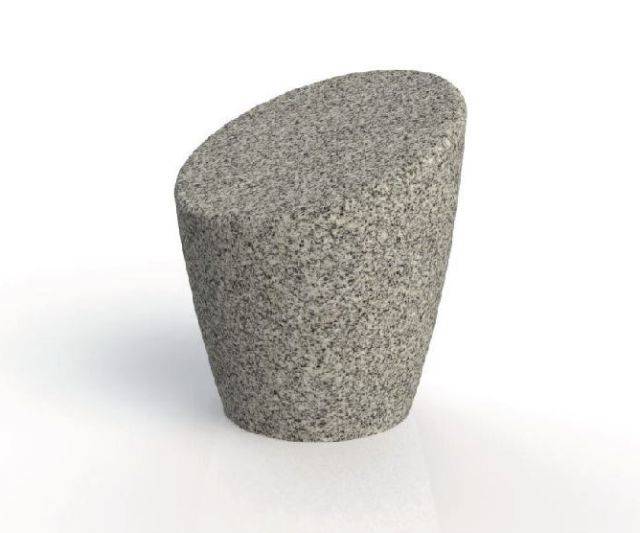 ASF Organic Features Granite Seat/ Bollard - Granite bollards/ seating