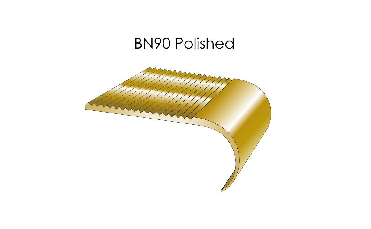 BN90 Brass Stair Nosings
