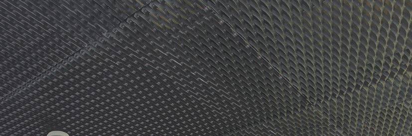 Luxalon® Tiles & Planks Stretch - Stretch metal/ expanded mesh ceiling