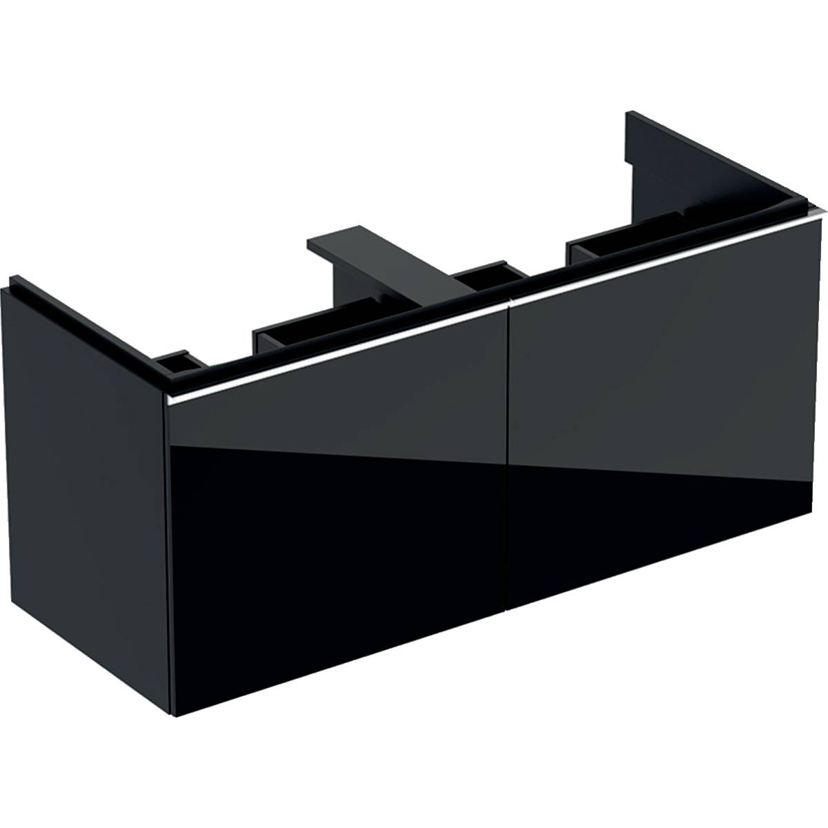 Acanto Cabinet for Double Washbasin, with Two Drawers and Trap