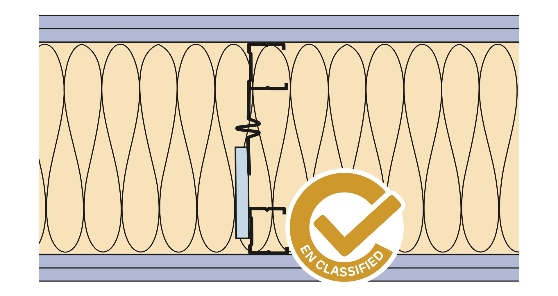 Siniat Twin Frame Metal Stud Partition Twin(AB)-CS50R-215dB-FFG(300)