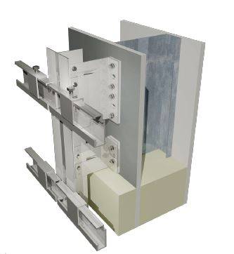 Downer Framing - DCS004/DCS031 Mechanical Secret Fix, On Helping Hand System - Rainscreen framing