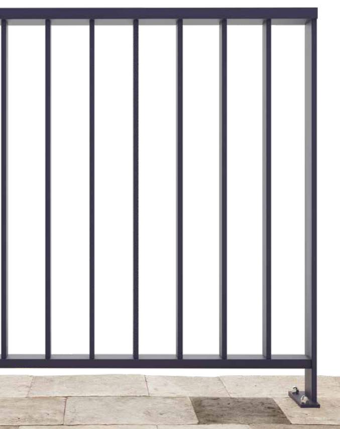 EazyRail A2 Fire-Rated Aluminium Railing - Aluminium Railing System