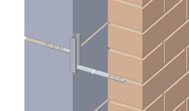 Wall Tie WT28FT Fast Track Tie Channel