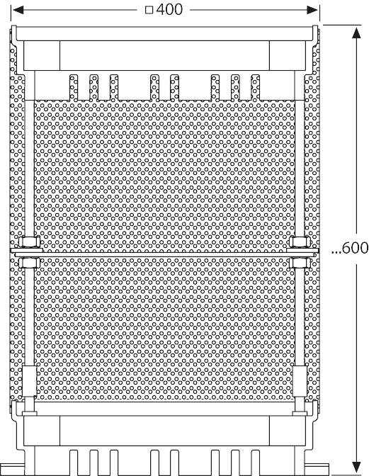 SitaGreen Green Roof Inspection Chambers - Modular Inspection Shaft for Area Outlet