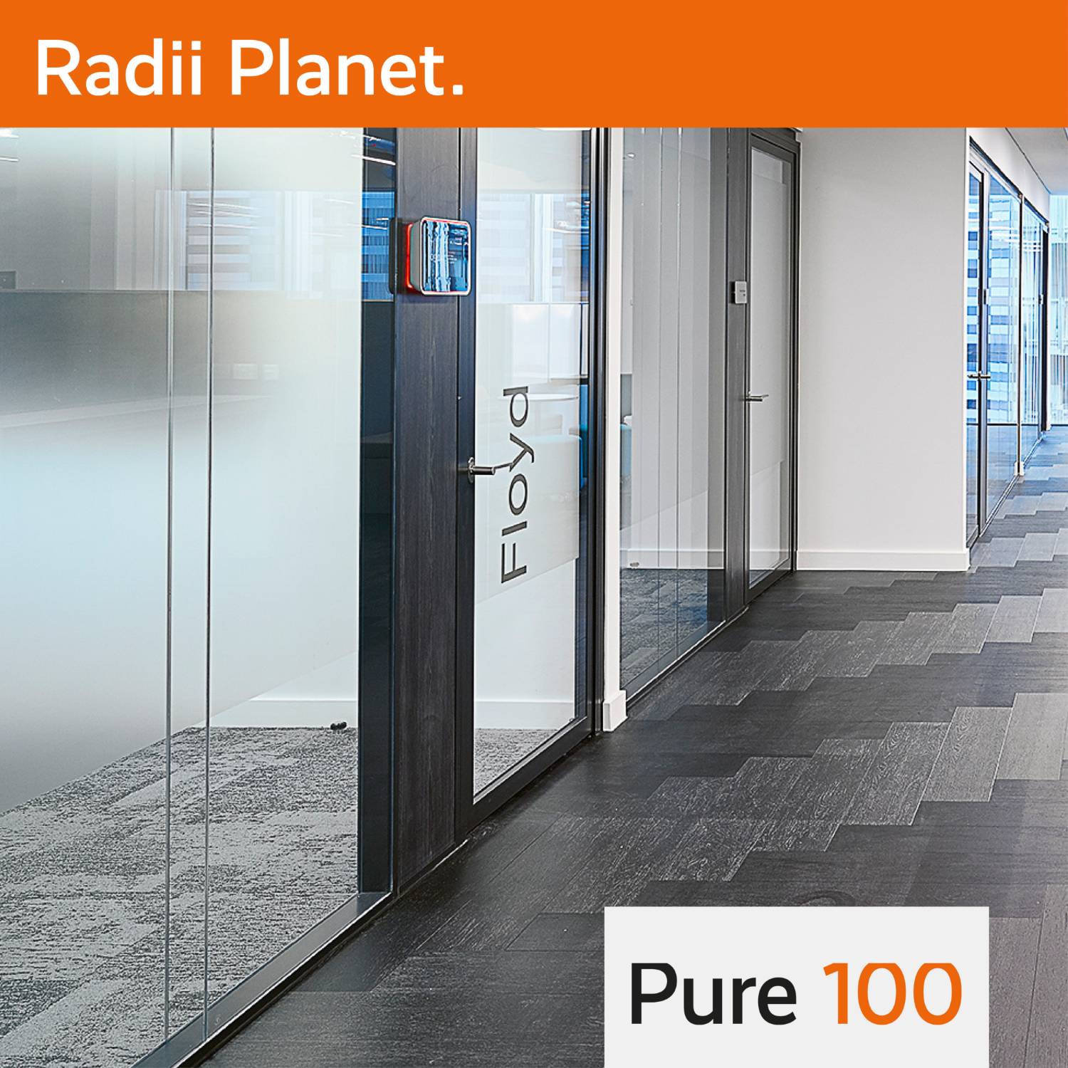 PURE100 Single-offset Glazed Panel Partition System