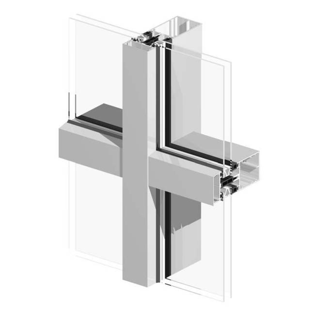 GEODE MX 52 Aluminium Curtain Walling System