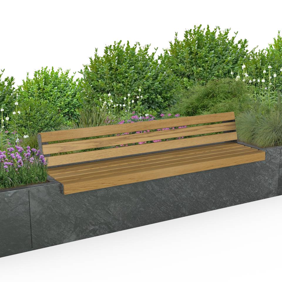 Squared Integrated Seating - Seats and Benches
