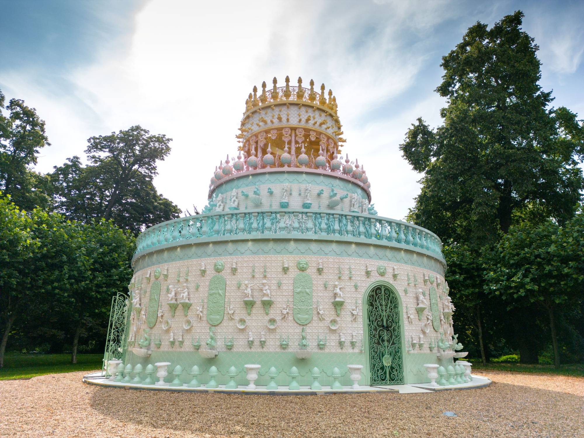 The Wedding Cake - Waterproofing installation on a structural piece of ...