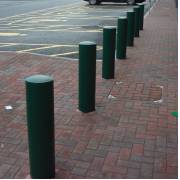 Plain Bollard Galvanised - Round