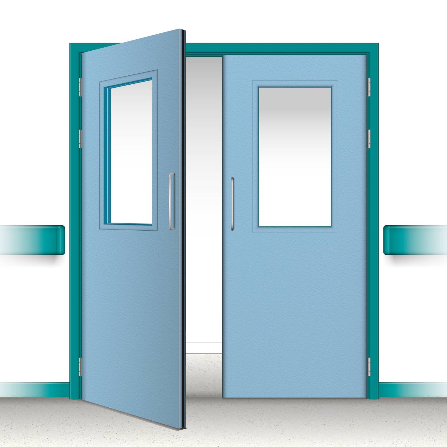 Postformed Double Doorset - Vision Panel 13