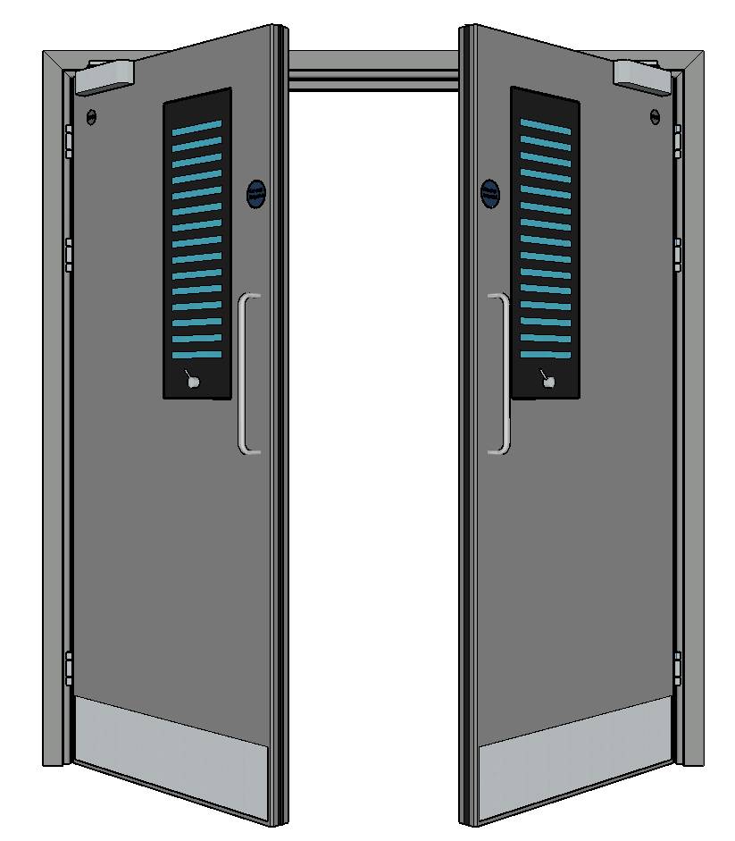 Refinedoor - Type 5 - PVC Postformed Severe Duty Doorset