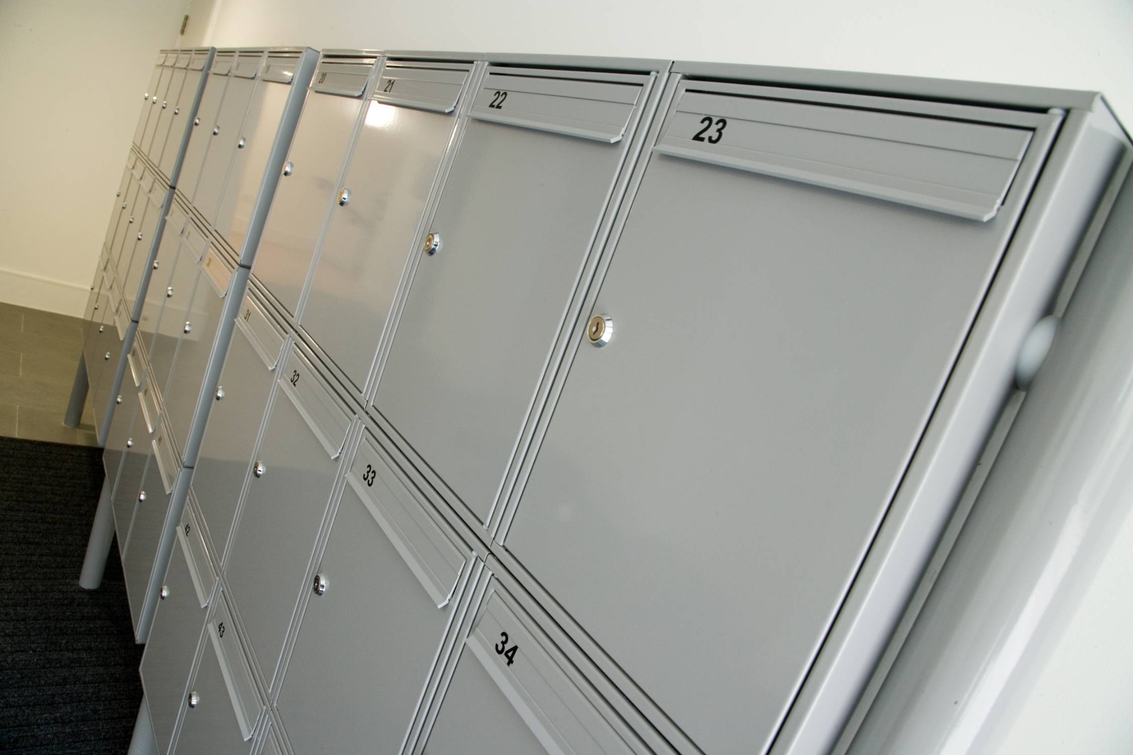 Steel 1 - Lateral Mailbox  - Lateral Steel Mailbox, Made in UK