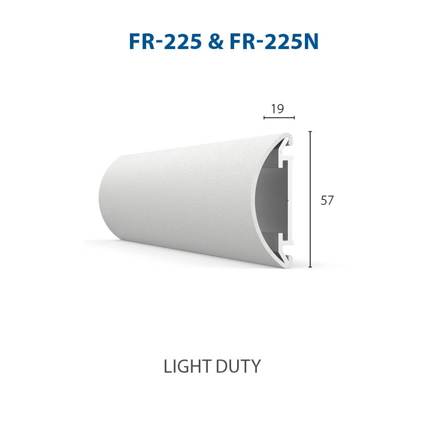 CS Acrovyn® FR-225 Rub Rail