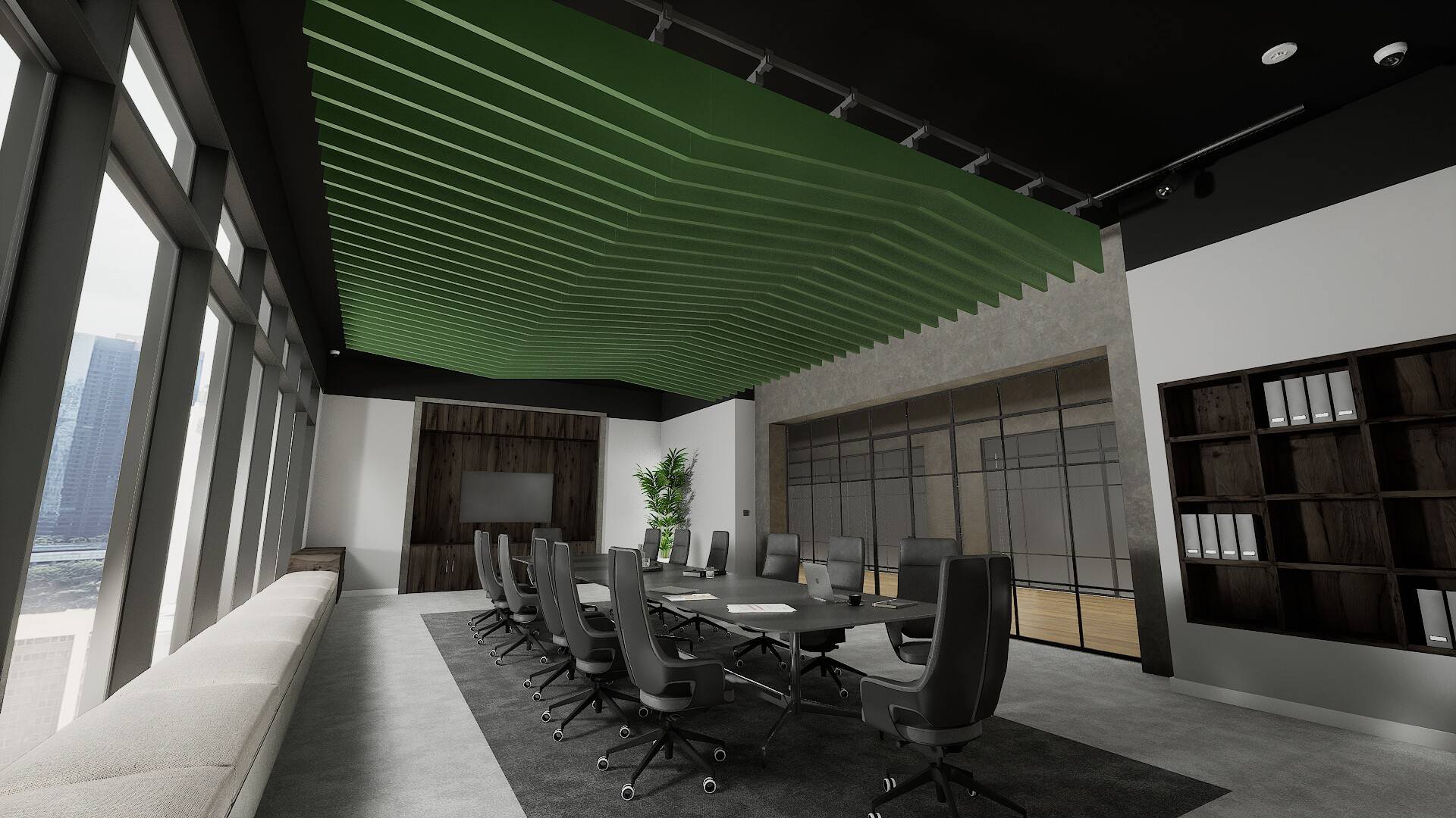 Sonify By Zentia – Sonify Baffle Shapes, Angle - Ceiling System